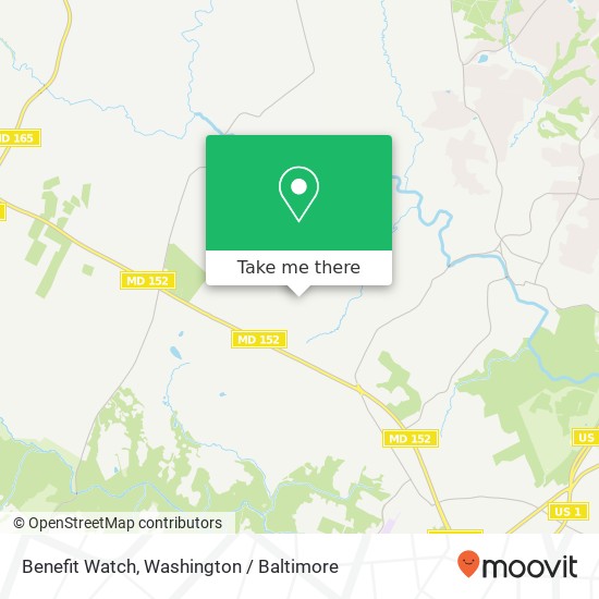 Benefit Watch map