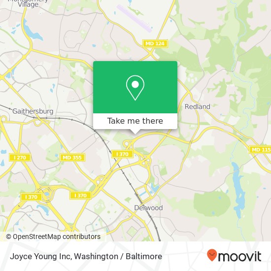Mapa de Joyce Young Inc