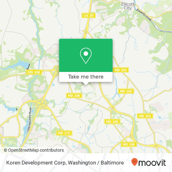 Mapa de Koren Development Corp