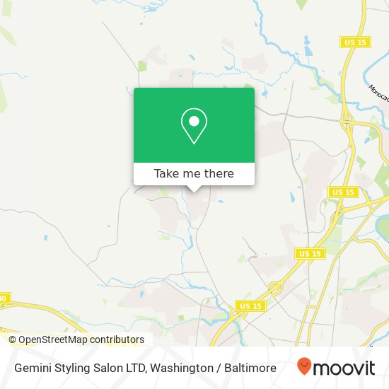 Mapa de Gemini Styling Salon LTD