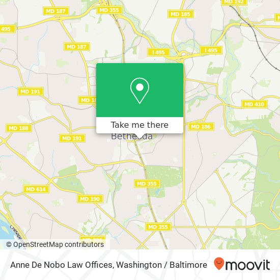 Mapa de Anne De Nobo Law Offices