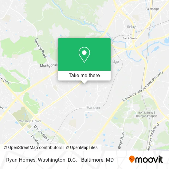 Ryan Homes map