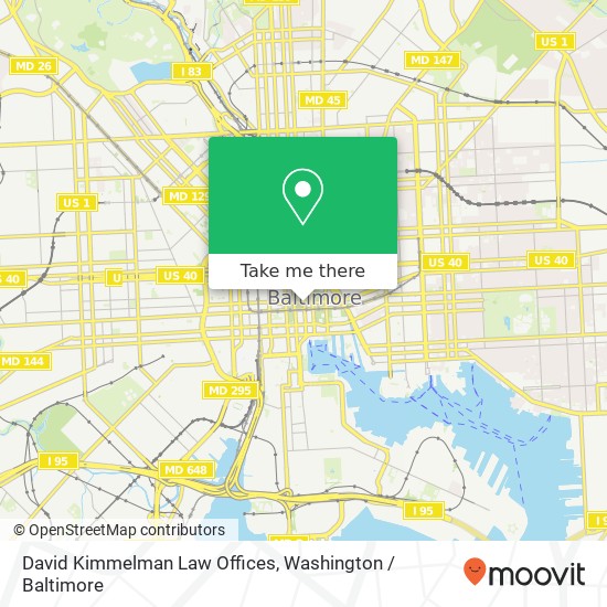 David Kimmelman Law Offices map