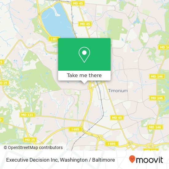 Executive Decision Inc map