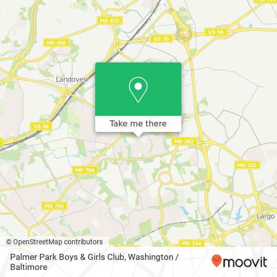 Mapa de Palmer Park Boys & Girls Club
