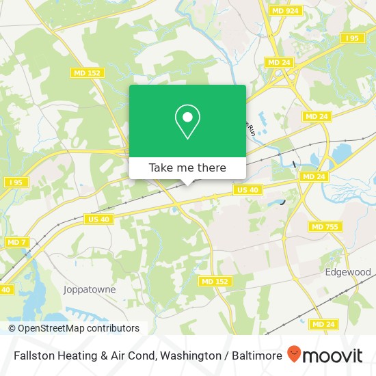 Mapa de Fallston Heating & Air Cond
