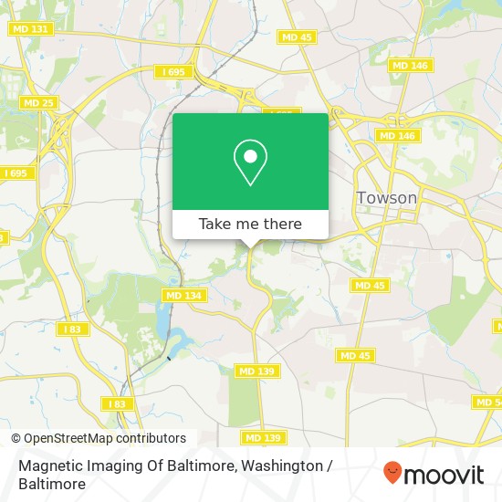 Magnetic Imaging Of Baltimore map