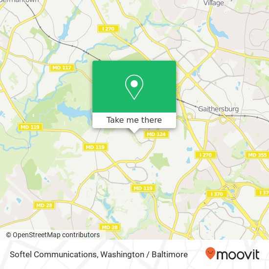Softel Communications map