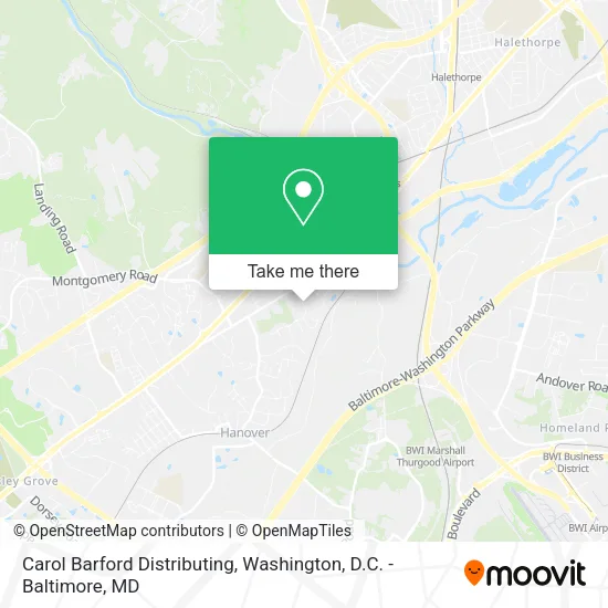 Mapa de Carol Barford Distributing