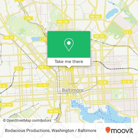 Bodacious Productions map