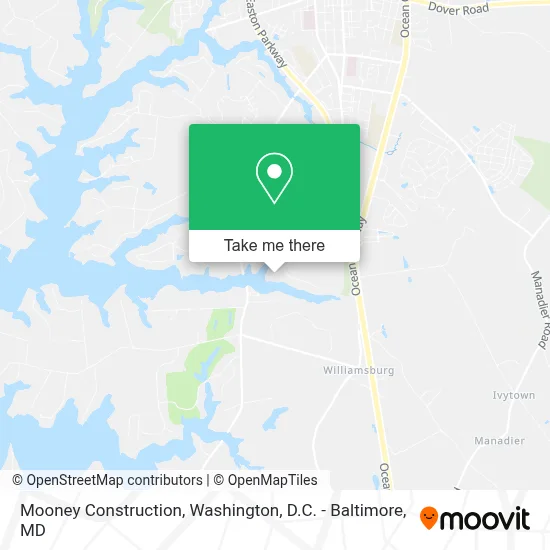 Mooney Construction map