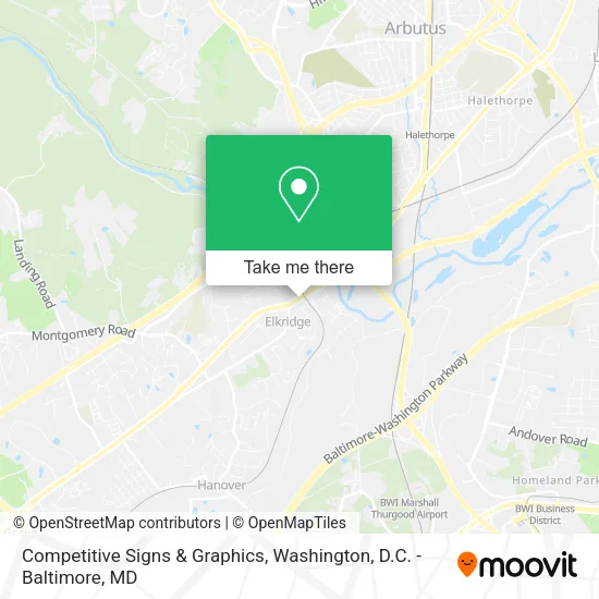 Mapa de Competitive Signs & Graphics