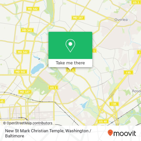 Mapa de New St Mark Christian Temple