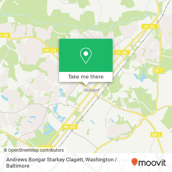 Andrews Bongar Starkey Clagett map