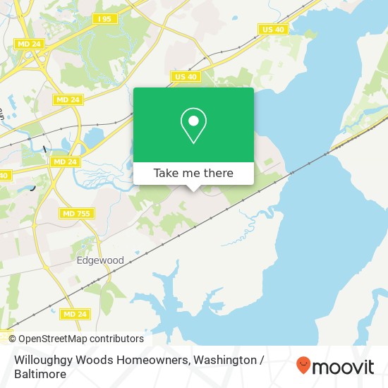 Mapa de Willoughgy Woods Homeowners