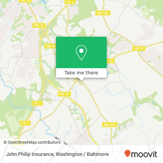 Mapa de John Philip Insurance