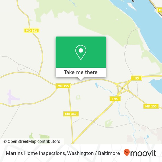 Mapa de Martins Home Inspections