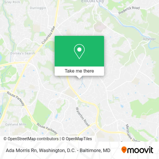 Ada Morris Rn map