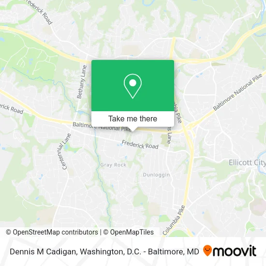 Dennis M Cadigan map
