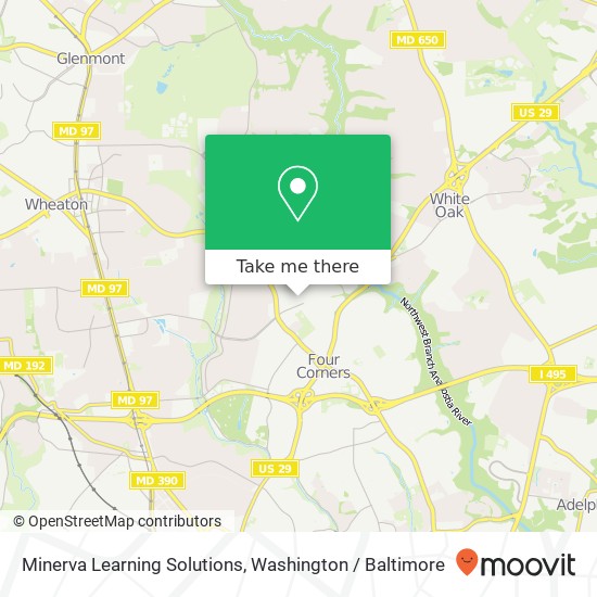 Minerva Learning Solutions map