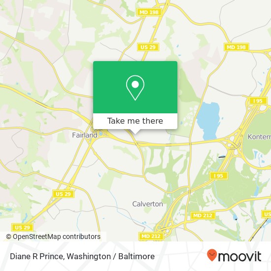 Mapa de Diane R Prince