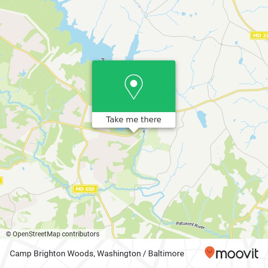 Mapa de Camp Brighton Woods