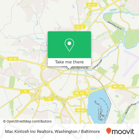 Mac Kintosh Inc Realtors map