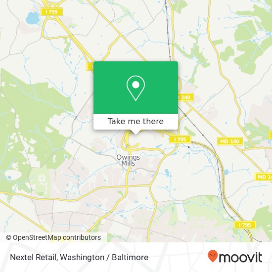 Mapa de Nextel Retail