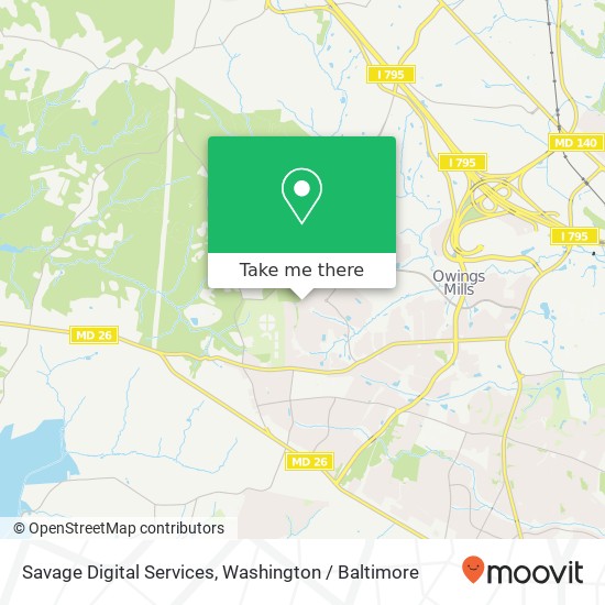 Savage Digital Services map