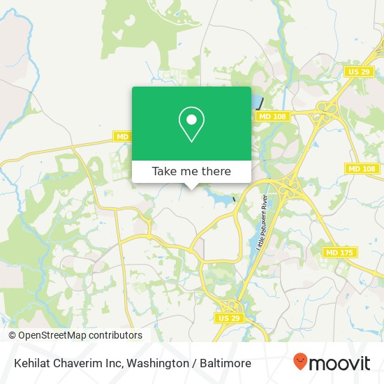 Kehilat Chaverim Inc map