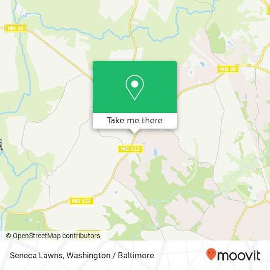 Seneca Lawns map