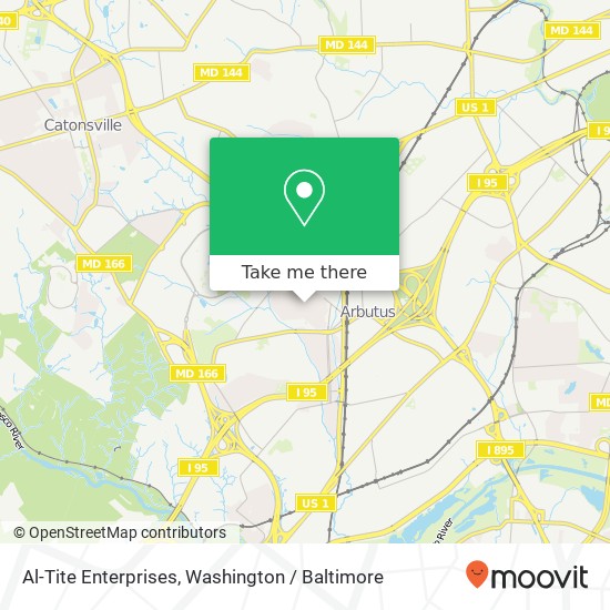 Al-Tite Enterprises map