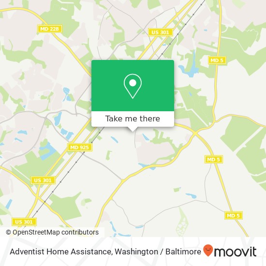 Adventist Home Assistance map