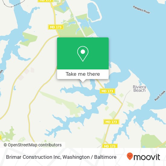 Brimar Construction Inc map