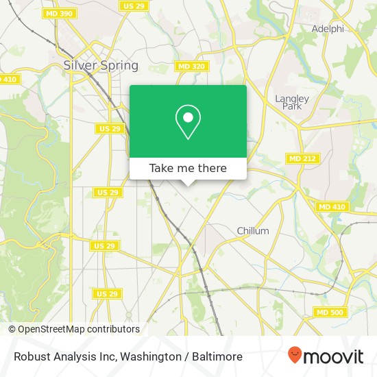 Robust Analysis Inc map