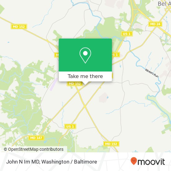 John N Im MD map