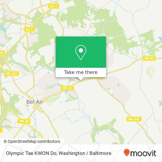 Olympic Tae KWON Do map