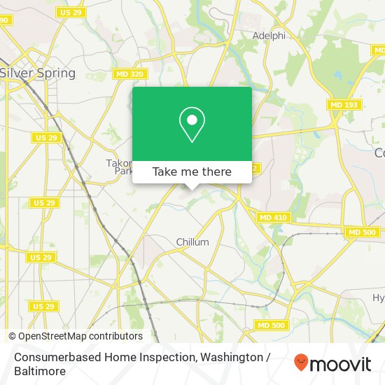 Mapa de Consumerbased Home Inspection