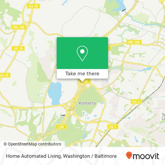 Mapa de Home Automated Living