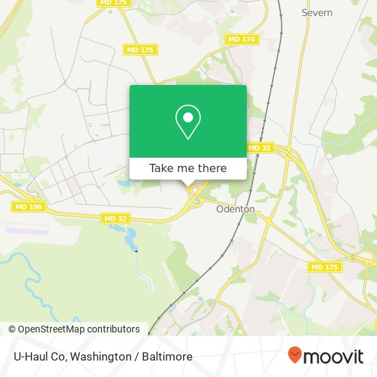 U-Haul Co map