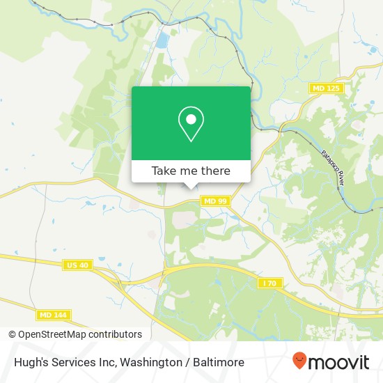 Hugh's Services Inc map