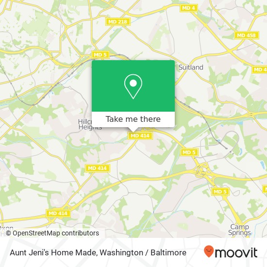 Mapa de Aunt Jeni's Home Made