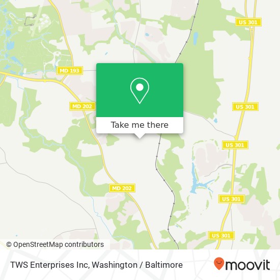 TWS Enterprises Inc map