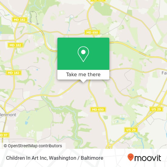 Mapa de Children In Art Inc
