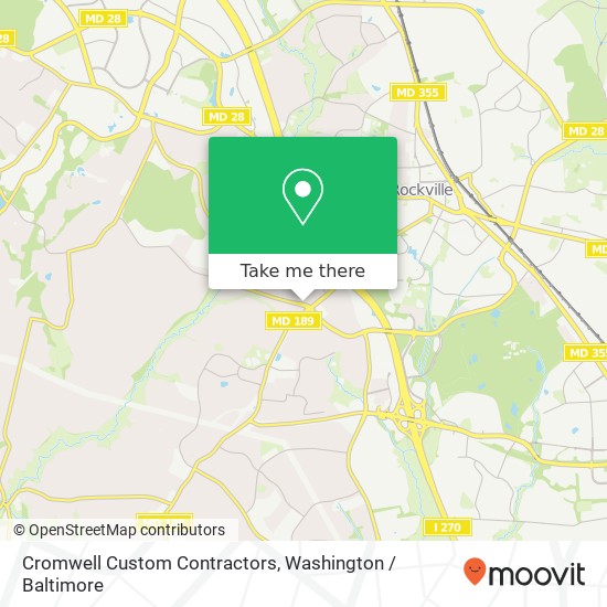 Mapa de Cromwell Custom Contractors