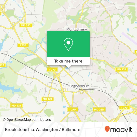 Mapa de Brookstone Inc