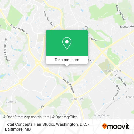 Total Concepts Hair Studio map