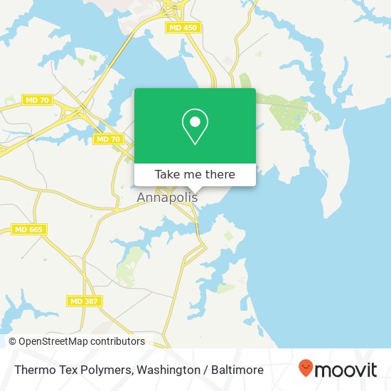 Mapa de Thermo Tex Polymers