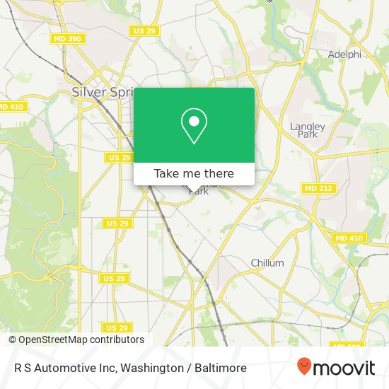 R S Automotive Inc map