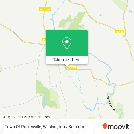 Mapa de Town Of Poolesville